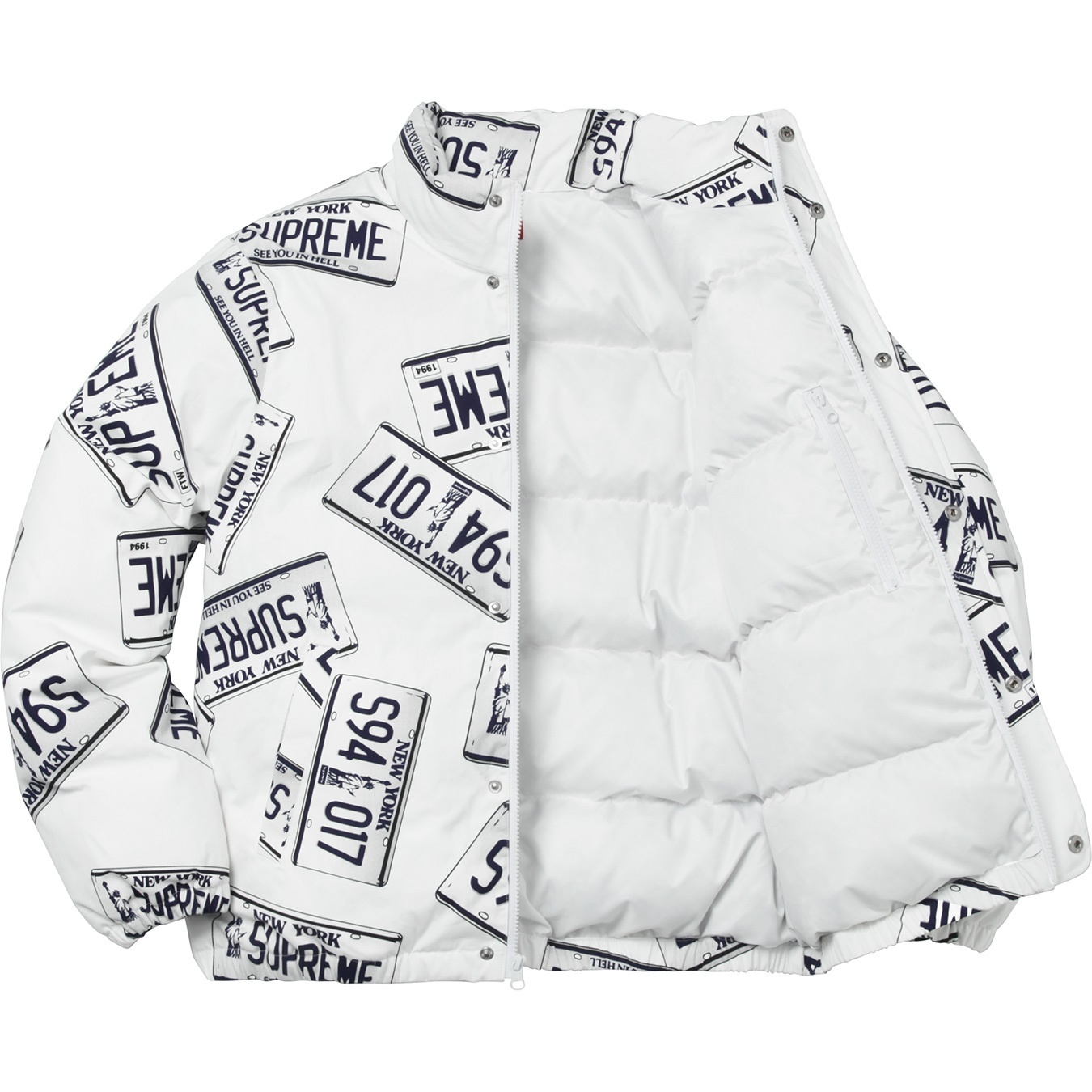 License Plate Puffy Jacket view 8